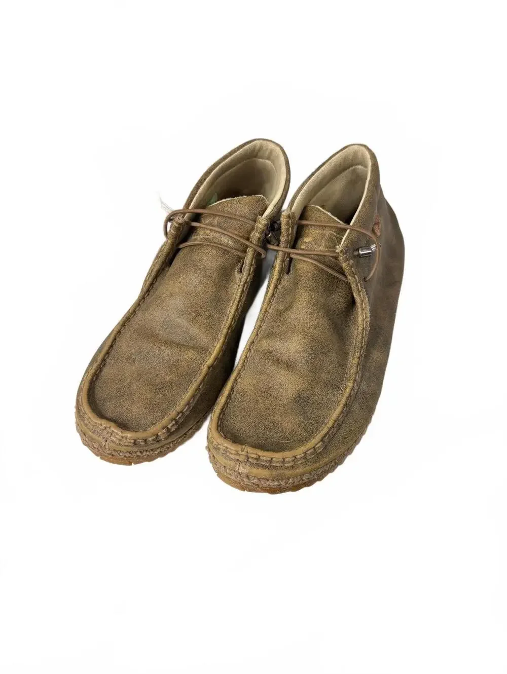 Men's Brown Suede Twisted X Moccasin Style Casual Shoes